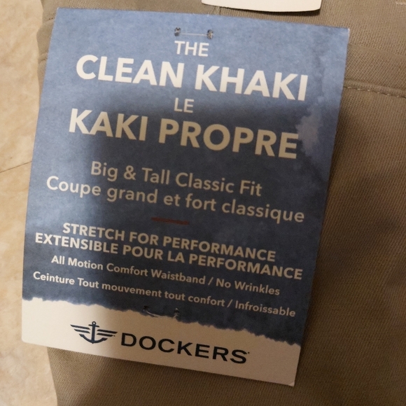 Dockers big&tall classic fit pants nwt size W48  L34 - Picture 6 of 6